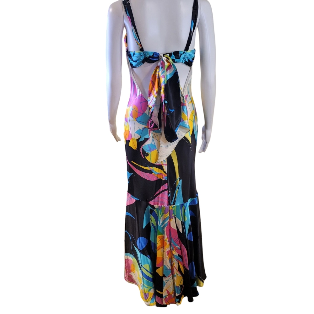 Cache Multicolor Abstract Maxi Dress - Picture 4 of 13